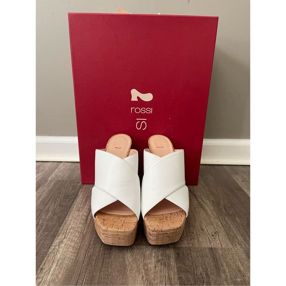 Si Rossi Leather Platform Mules - Picture 7 of 14